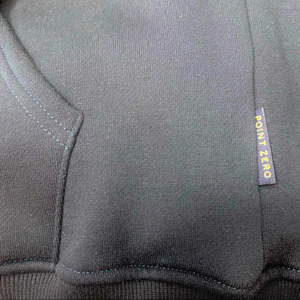 Men’s Point Zero Organic Cotton Pullover Hoodie NEW - Picture 8 of 9